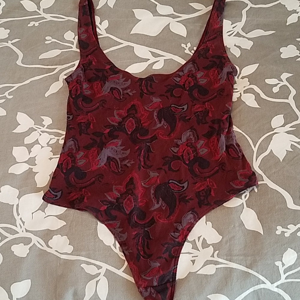 Free people merlot bodysuit